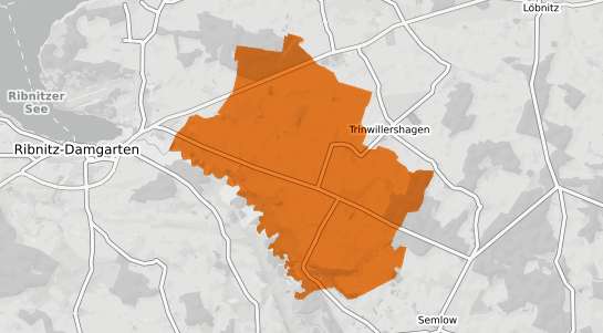 Mietspiegelkarte Ahrenshagen Daskow